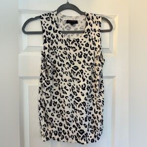 Banana Republic Animal Print Knit Tank